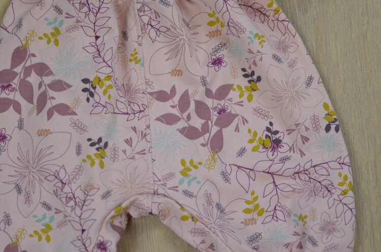Baby Set Blume mit Pumphose aus Jersey