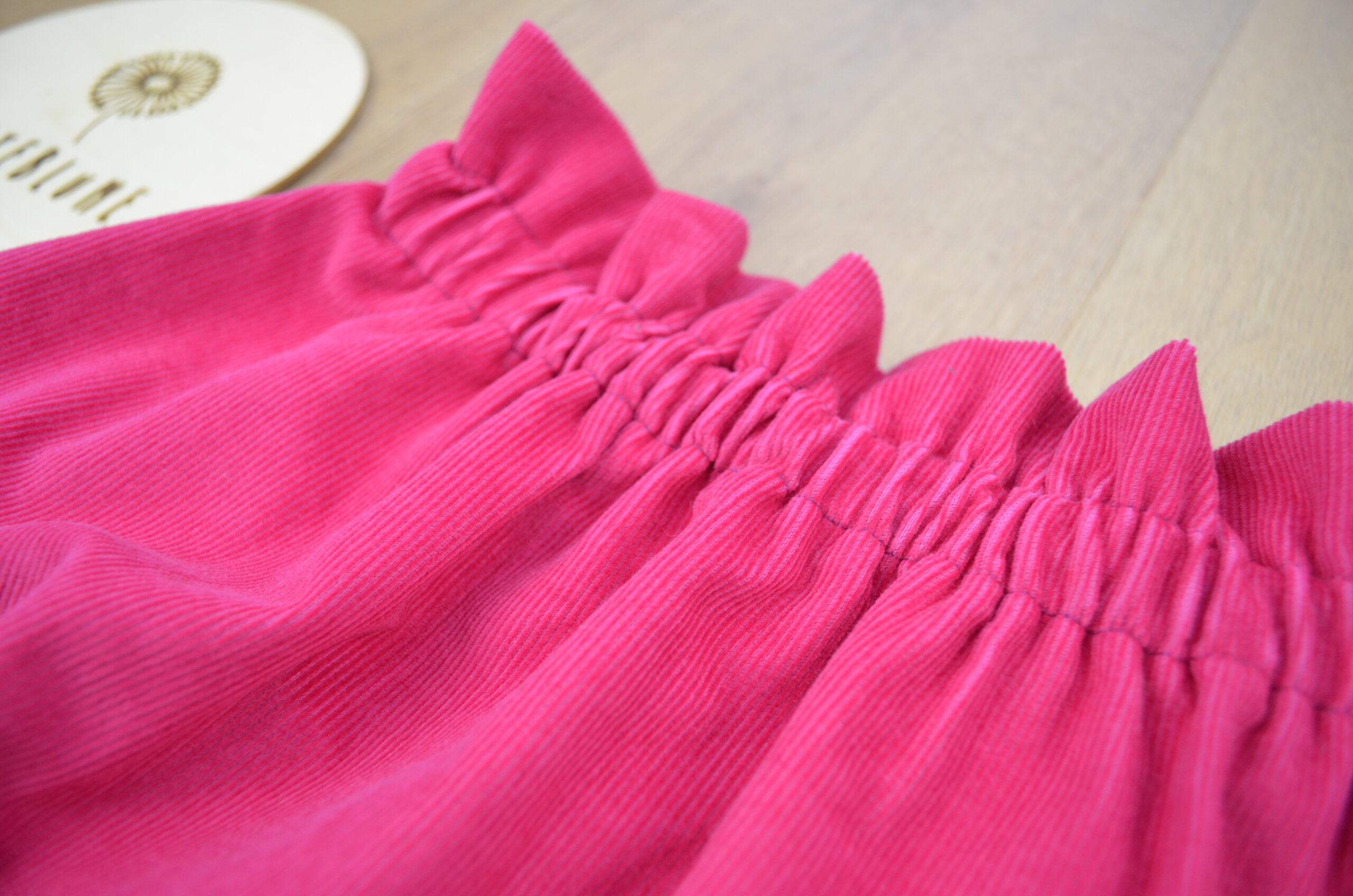 Paperbag Rock, pink, Detailfoto