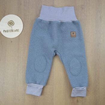 Walkhose mint mit Ringelbündchen